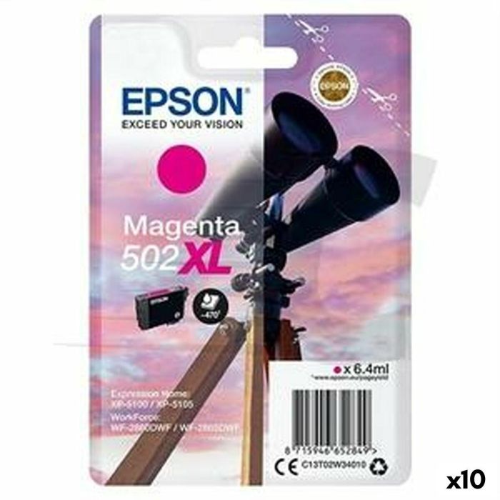 Cartucho de Tinta Original Epson Magenta (10 Unidades) Cartucho de Tinta Original Epson Magenta (10 Unidades)