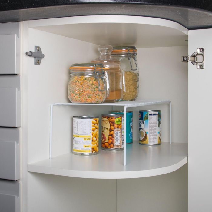 Organizador de cocina Confortime 41.9 x 21.5 x 14.9 cm blanco (12 Unidades) 2 Organizador de cocina Confortime 41.9 x 21.5 x 14.9 cm blanco (12 Unidades) 2