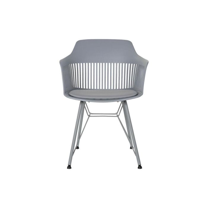 Silla Scandi DKD Home Decor Gris Claro 53 x 81 x 56 cm 1