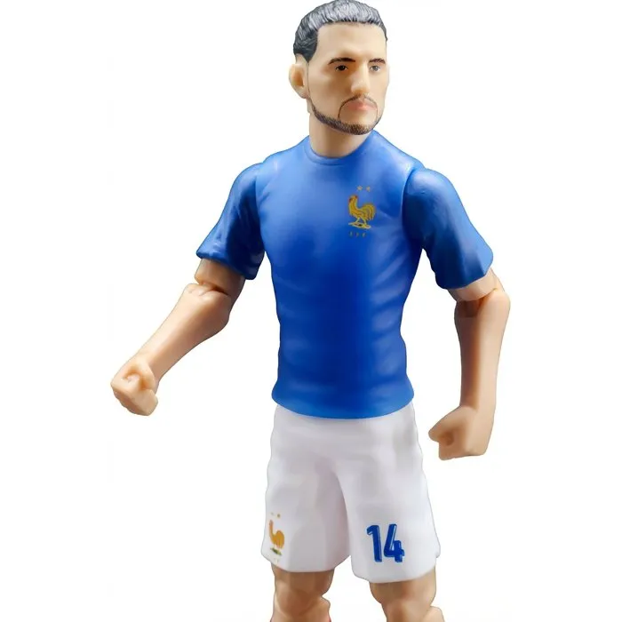 Megableu Figura Articulada de Fútbol Selección de Francia - Jugador Rabiot Número 14 - 20 cm - Idioma Francés - MEG3760046781789