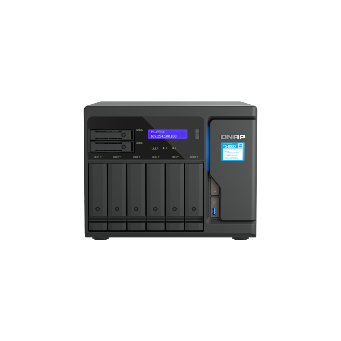 QNAP TS-855X SAN Torre Ethernet Negro C5125 QNAP TS-855X SAN Torre Ethernet Negro C5125