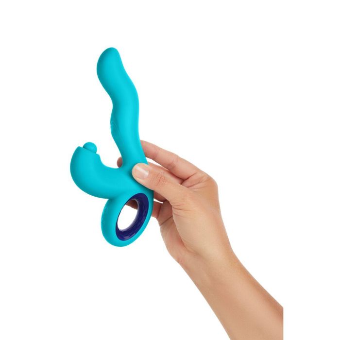 Vibrador Punto G FemmeFunn Klio Azul 15 Vibrador Punto G FemmeFunn Klio Azul 15
