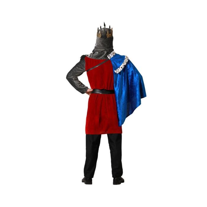 Disfraz Rey Medieval Capa Azul Hombre Adulto M-L 2 Disfraz Rey Medieval Capa Azul Hombre Adulto M-L 2