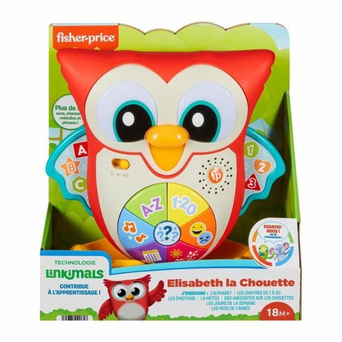 FISHER-PRICE - Elisabeth The Owl - juguete de aprendizaje temprano - 18 meses y + 1