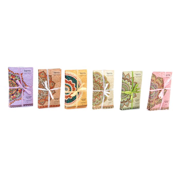 Bolsa Aroma Indio DKD Home Decor 2 x 17 x 10 cm Set de 3 (12 Unidades) Bolsa Aroma Indio DKD Home Decor 2 x 17 x 10 cm Set de 3 (12 Unidades)