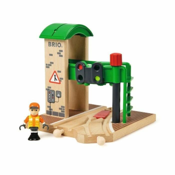 Brio World 33674 Estación de Control y Derivación para Tren - Semáforo, Interruptor Mecánico, Figura Incluida, Sin Batería, +3 Años 2 Brio World 33674 Estación de Control y Derivación para Tren - Semáforo, Interruptor Mecánico, Figura Incluida, Sin Batería, +3 Años 2
