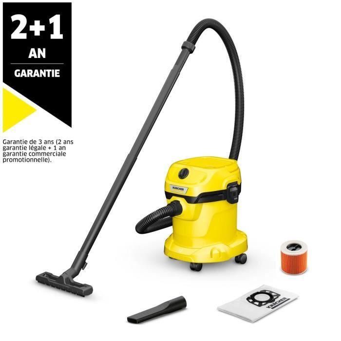 Karcher WD 2 Plus V-15/4/18 C Aspirador en seco y húmedo 1000W, depósito 15L polipropileno, función soplador para coche y hogar 0 Karcher WD 2 Plus V-15/4/18 C Aspirador en seco y húmedo 1000W, depósito 15L polipropileno, función soplador para coche y hogar 0