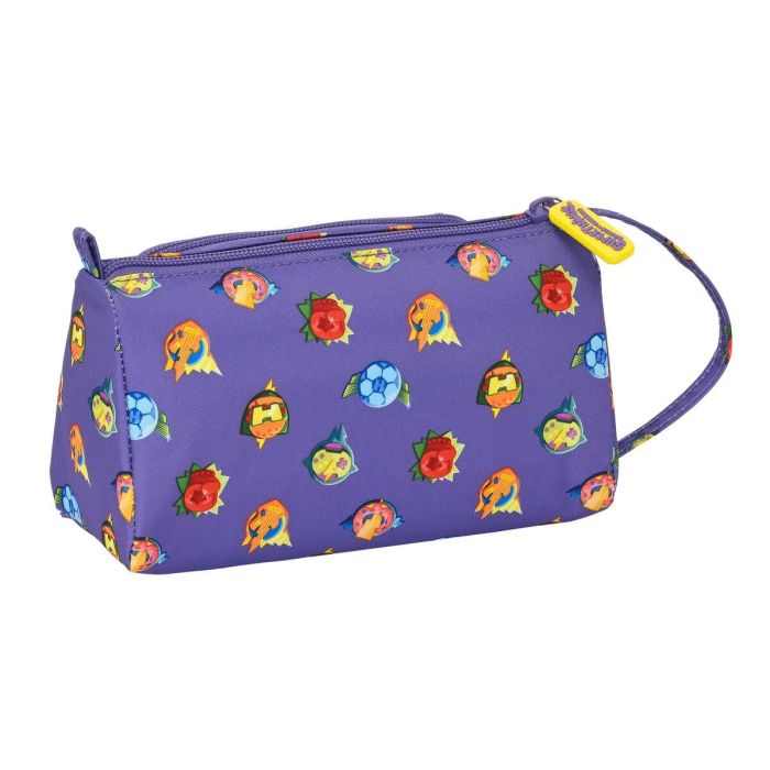 Estuche Escolar con Accesorios SuperThings Guardians of Kazoom Amarillo Morado (32 Piezas) 2