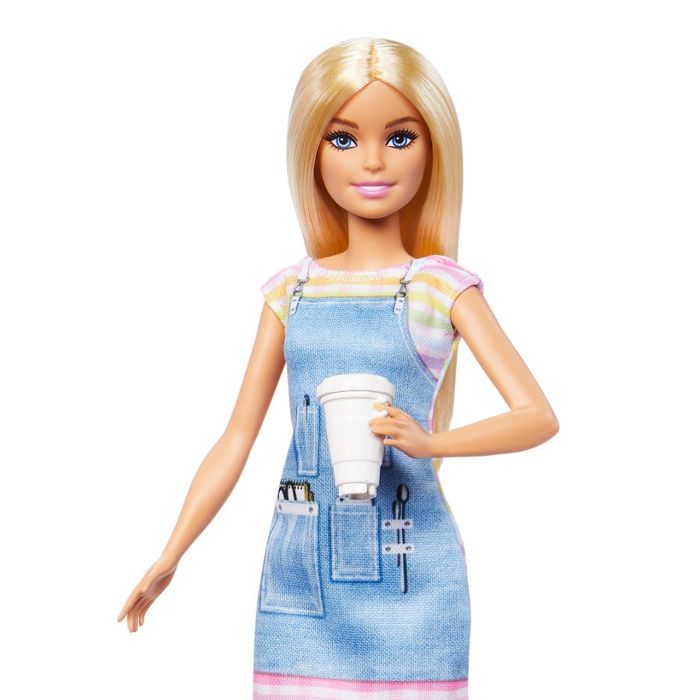 Mattel Barbie Muñeca y su Coffee Shop HXN94 Set de Juego para Niñas +3 Años 3 Mattel Barbie Muñeca y su Coffee Shop HXN94 Set de Juego para Niñas +3 Años 3