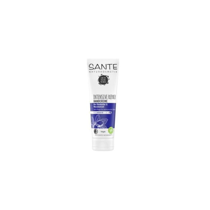 SANTE NATURKOSMETIK Crema de Manos Reparación Intensa 75ml – Nutritiva para Manos Secas y Agrietadas, Cuidado SOS Vegano