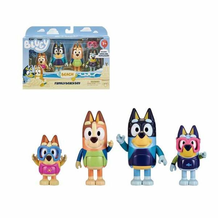 Figura bluey pack 4 figuras 6 cm con accesorios - modelos surtidos 4