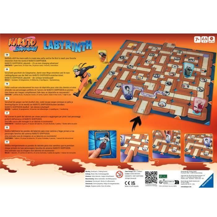 RAVENSBURGER Juego de Mesa Labyrinth Naruto Shippuden - 2-4 Jugadores, Edad +7 Años, 30 Minutos 3 RAVENSBURGER Juego de Mesa Labyrinth Naruto Shippuden - 2-4 Jugadores, Edad +7 Años, 30 Minutos 3