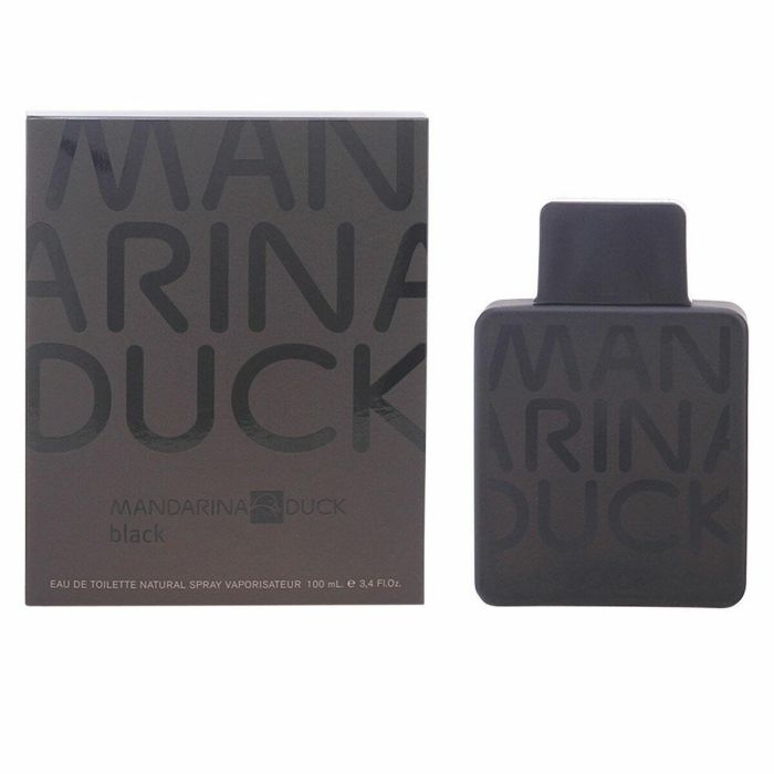Mandarina Duck Man Pure Black Eau de Toilette Vaporizador 100 ml Fragancia Moderna y Sedutora Notas de Pimienta Bergamota Haba Tonka Vainilla Sándalo