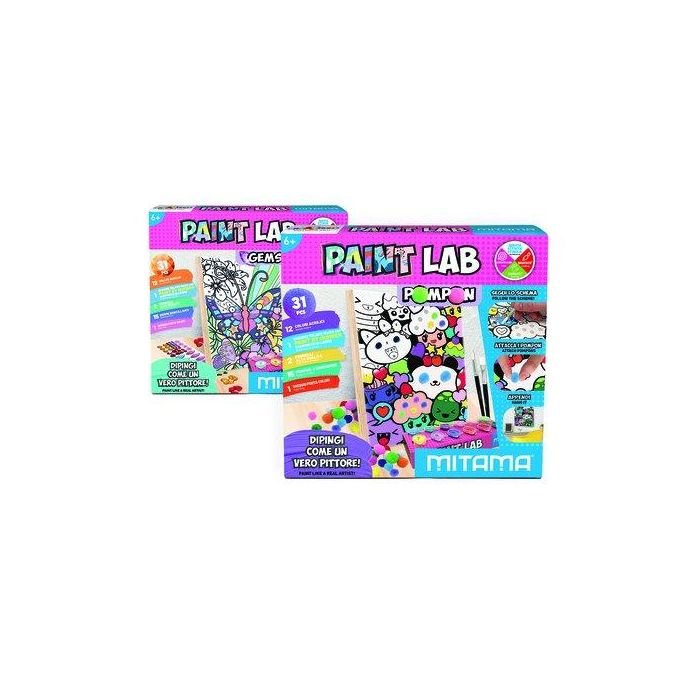 Juego Mitama Super Laboratorio De Pintura Gemas Y Pompones