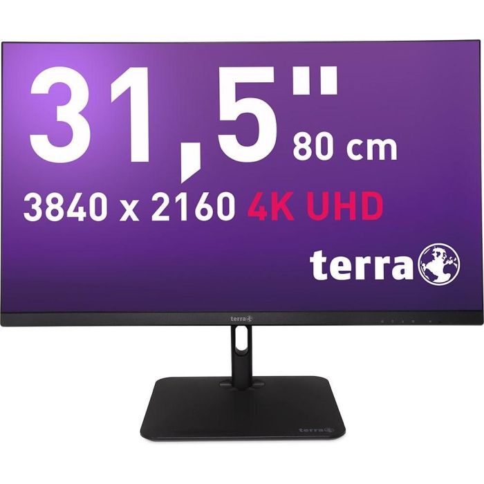 80cm/31.5" (3840x2160) Terra 3295W PV 4k IPS 5ms HDMI DP RJ45 USB-C Speaker Black 0 80cm/31.5" (3840x2160) Terra 3295W PV 4k IPS 5ms HDMI DP RJ45 USB-C Speaker Black 0