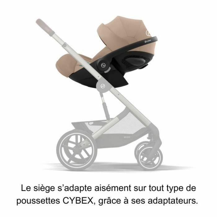 Cybex CYB4063846478910 Silla de coche Cloud G i-Size Plus - Beige almendra para Bebé 3