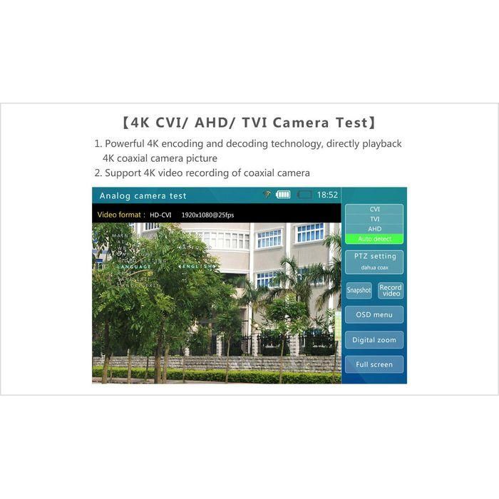 Ernitec Monitor de prueba táctil 7" Wi-Fi HDCVI/AHD/TVI/CVBS, salida potencia DC12V/2A para cámaras CCTV IP 11 Ernitec Monitor de prueba táctil 7" Wi-Fi HDCVI/AHD/TVI/CVBS, salida potencia DC12V/2A para cámaras CCTV IP 11