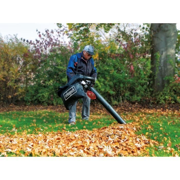 SCHEPPACH Soplador de gasolina LBH2600P - 25,4 cm³ - 1 CV - 700 W - Negro y rojo 5 SCHEPPACH Soplador de gasolina LBH2600P - 25,4 cm³ - 1 CV - 700 W - Negro y rojo 5