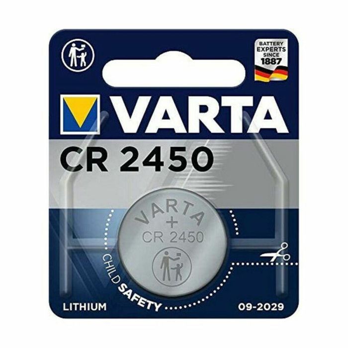 Pila de Botón de Litio Varta CR2450 3 V CR2450 560 mAh 1.55 V 2 Pila de Botón de Litio Varta CR2450 3 V CR2450 560 mAh 1.55 V 2