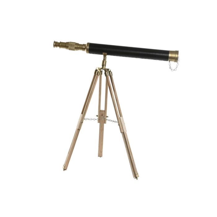Telescopio Vintage DKD Home Decor Marron Dorado 40 x 70 x 63 cm Telescopio Vintage DKD Home Decor Marron Dorado 40 x 70 x 63 cm