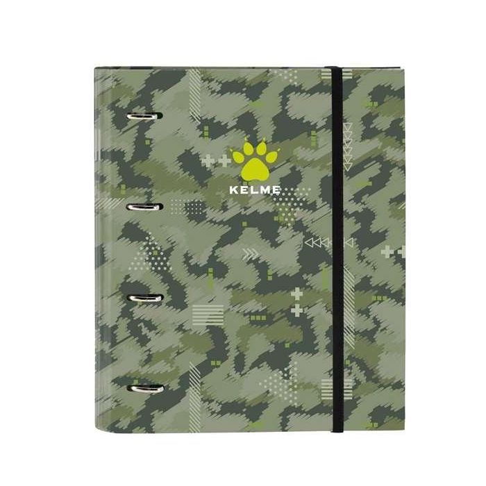 Carpeta de anillas Kelme Travel Negro Verde 27 x 32 x 3.5 cm Carpeta de anillas Kelme Travel Negro Verde 27 x 32 x 3.5 cm