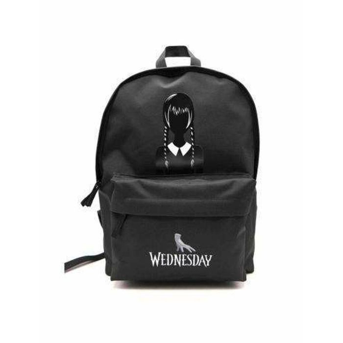 Mochila miercoles logo trenzas, compartimente para portalaptop 43x31x13,5 cm
