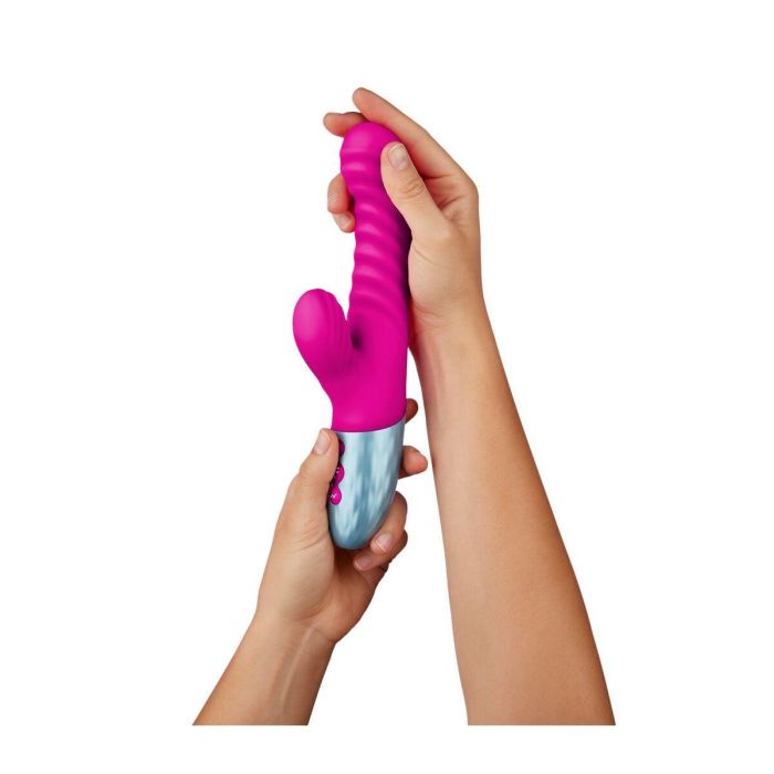 Vibrador Doble Estimulación FemmeFunn Delola Rosa 3