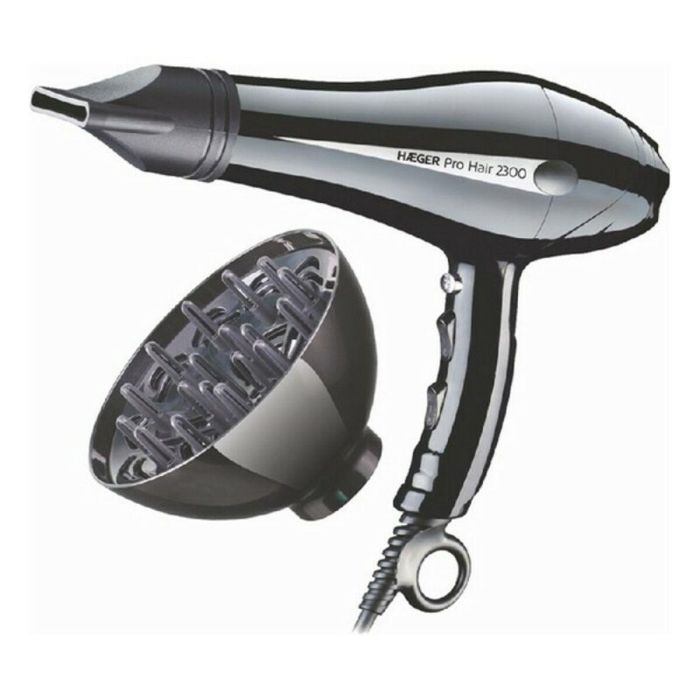 Secador de Pelo Haeger HD-230.011B 2300 W Negro 2300 W 4 Secador de Pelo Haeger HD-230.011B 2300 W Negro 2300 W 4