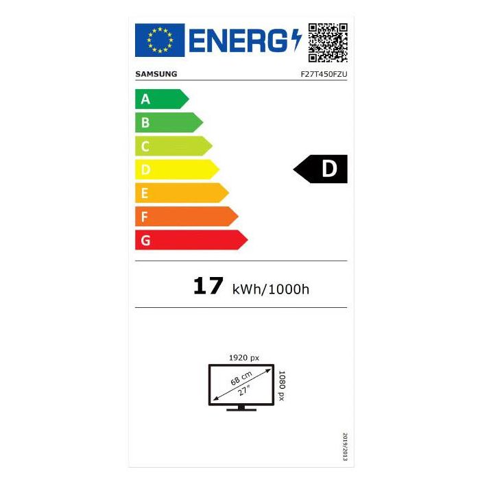 Samsung F27T450FZU Monitor 27" Full HD IPS 5ms HDMI DisplayPort VESA Pivot Altura Ajustable Negro 23