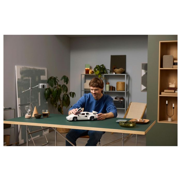 LEGO Icons Lamborghini Countach 5000 Quattrovalvole 10318 - Juego de Construcción de 1506 Piezas para Adultos