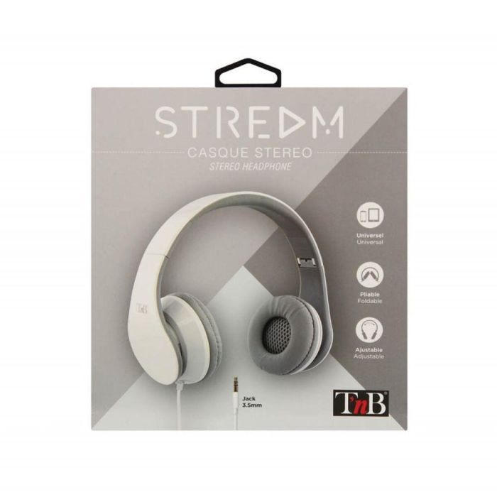 TNB STREAM - Auriculares estéreo plegables - Blanco 4 TNB STREAM - Auriculares estéreo plegables - Blanco 4