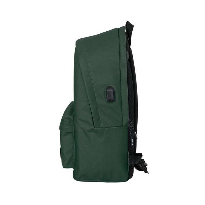 Safta Mochila Doble para Portátil 15,6"+USB Munich Básicos Verde 31x44x18 cm 2 Safta Mochila Doble para Portátil 15,6"+USB Munich Básicos Verde 31x44x18 cm 2