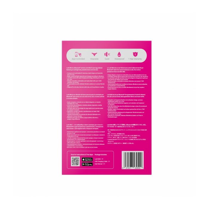 Vibrador Punto G Lovense LUSH 4 8 Vibrador Punto G Lovense LUSH 4 8