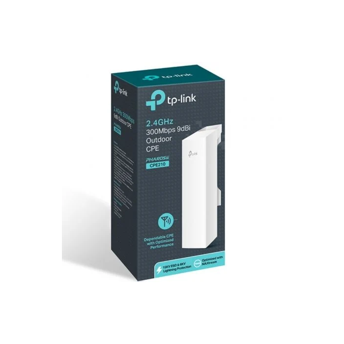 Punto de Acceso TP-Link CPE210 2.4 GHz 300N 27 dBm 9 dBi PoE Blanco 3 Punto de Acceso TP-Link CPE210 2.4 GHz 300N 27 dBm 9 dBi PoE Blanco 3