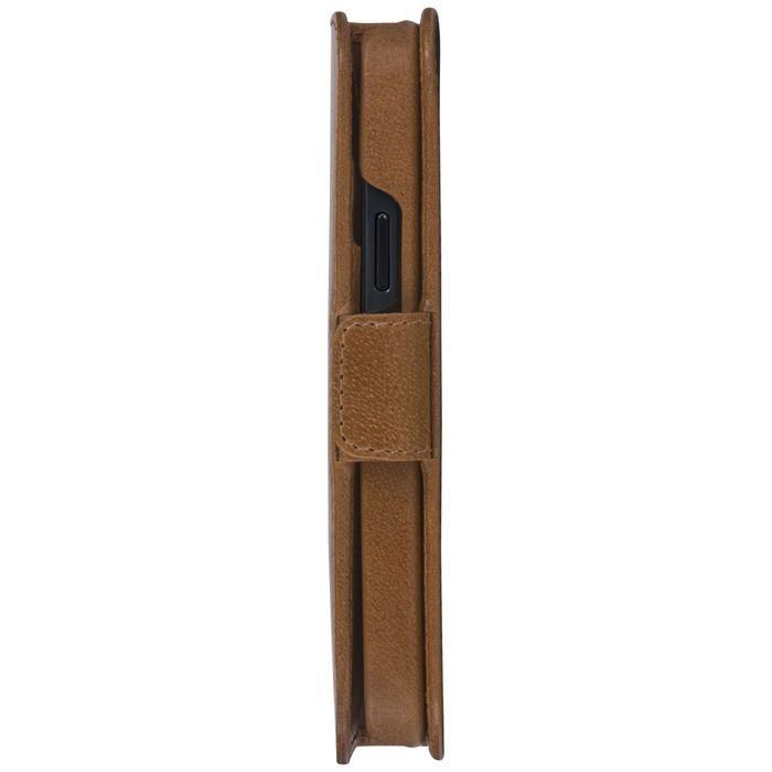 dbramante1928 Lynge Funda Cartera 2-en-1 para iPhone 12/12 Pro 6.1" - Piel Plena Flor Marrón Tan 5