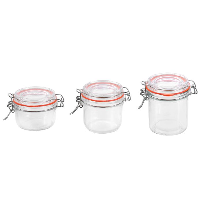 Tarro Hermético de Vidrio Clip 180 ml - La Mediterranea (36 Unidades) 13 Tarro Hermético de Vidrio Clip 180 ml - La Mediterranea (36 Unidades) 13