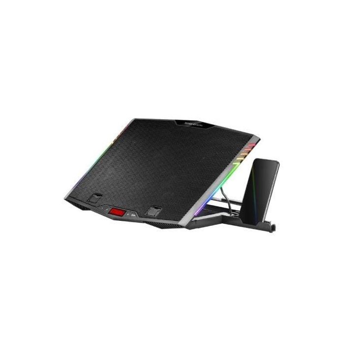 Mars Gaming Base Refrigeración Portátil MNBC5 XL ARGB | Soporte Smartphone 7 Posiciones