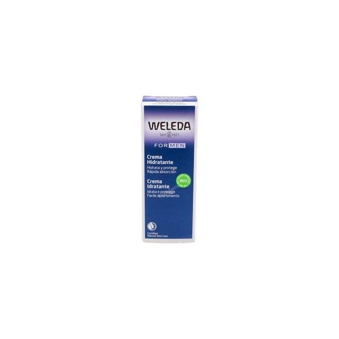 WELEDA Crema Hidratante para Hombre Antiedad y Elasticidad, Con Aceites de Jojoba y Sésamo para Pieles Sensibles 30ml