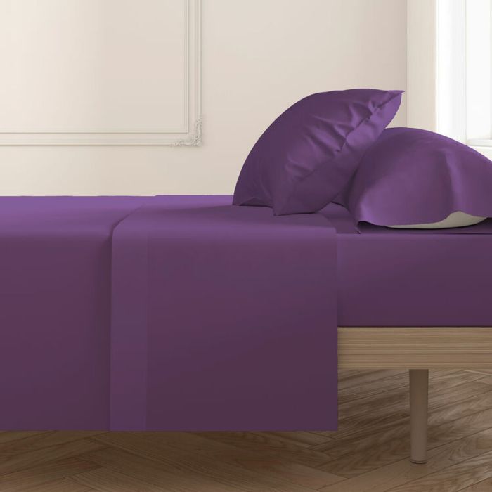 Sábana Encimera Hosteline Lila Cama de 120 2