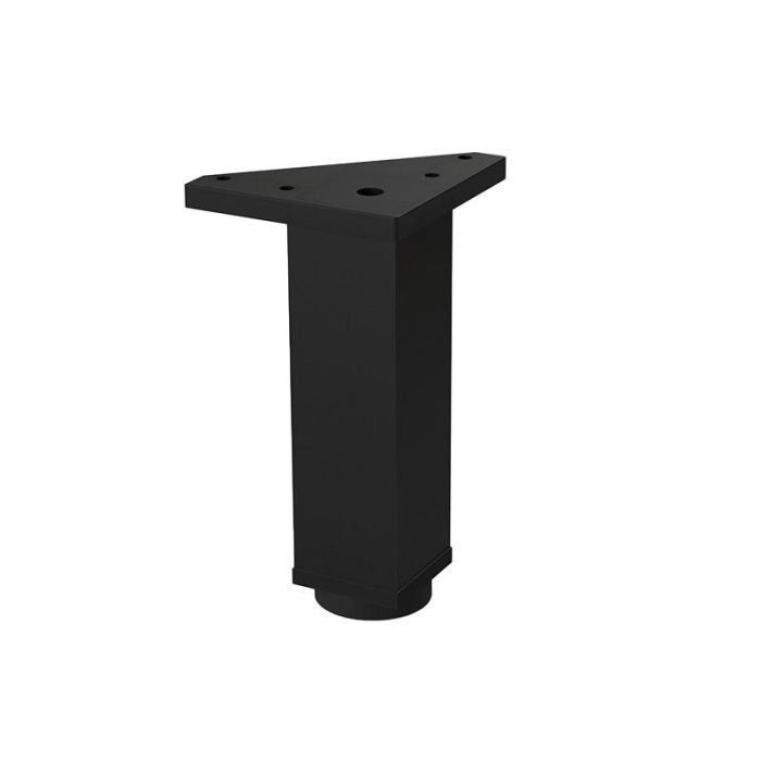 Pata Aluminio Modelo Laos Acabado Negro Altura H150 Herrajes Fab.Nacional