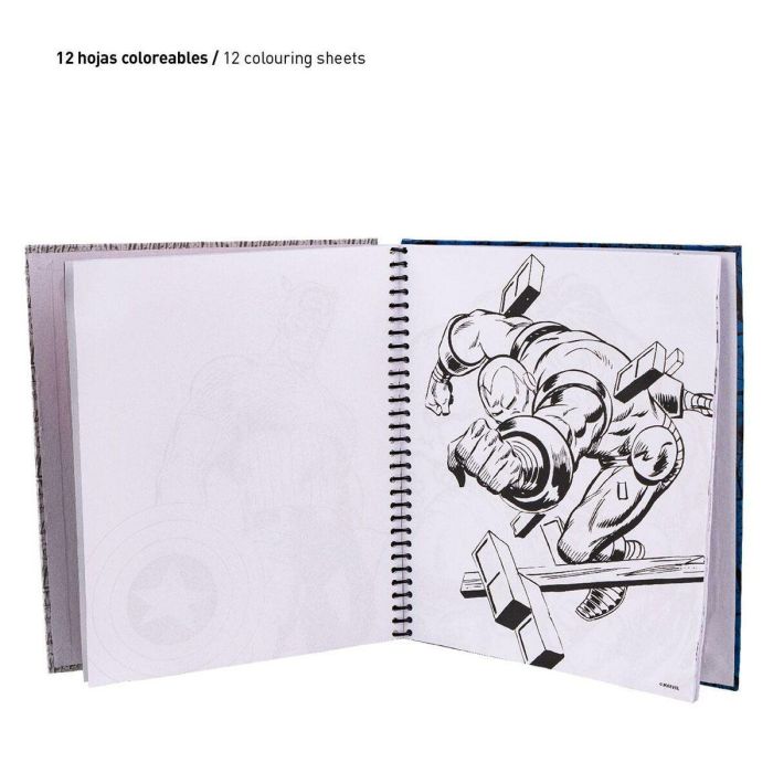 Album actividades coloreable marvel 4 Album actividades coloreable marvel 4