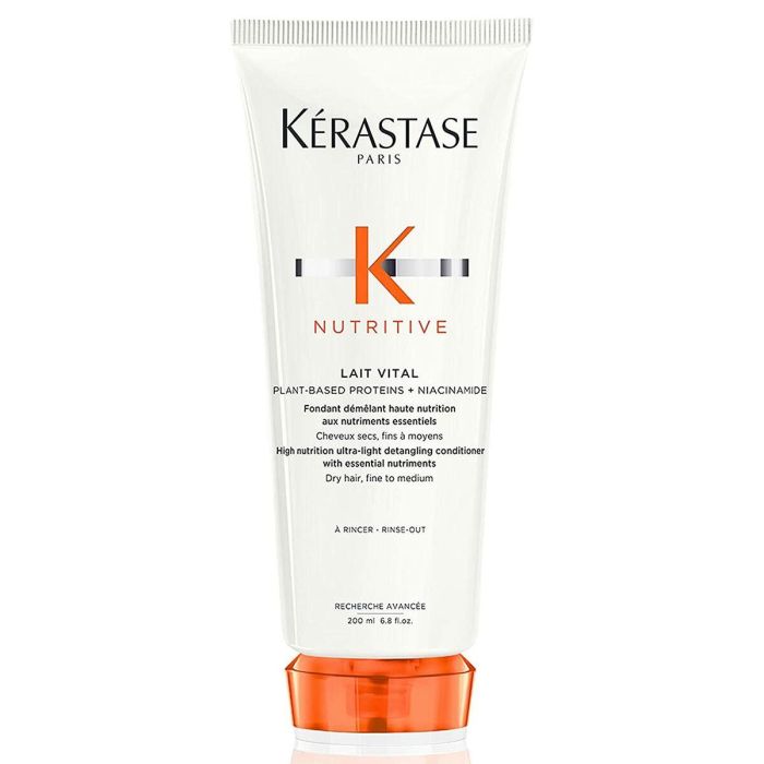 Kérastase NUTRITIVE Lait Vital Acondicionador Hidratante Nutritivo para Cabello Normal a Seco que Desenreda y Suaviza 200 ml