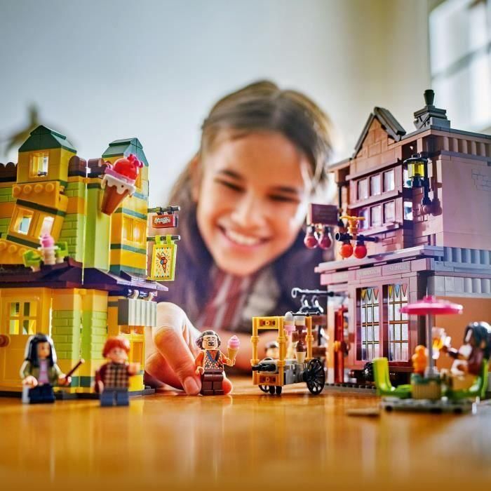 LEGO 76452 Harry Potter Set Construcción Tiendas Quidditch y Heladería Florean Fortescue Callejón Diagon, 6 Minifiguras, +8 años 3 LEGO 76452 Harry Potter Set Construcción Tiendas Quidditch y Heladería Florean Fortescue Callejón Diagon, 6 Minifiguras, +8 años 3