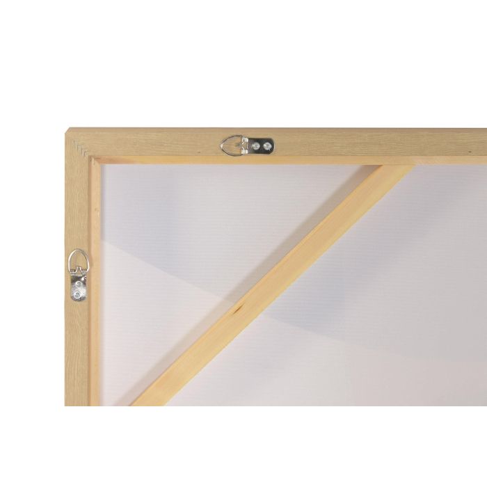 DKD Home Decor Cuadro Abstracto Marron Beige 140x100 cm, Lienzo, 2 Unidades