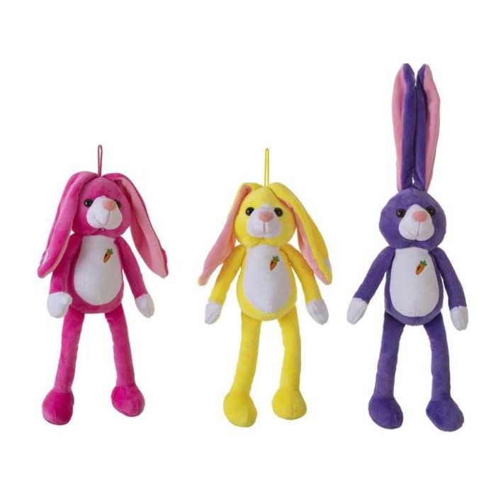 Conejo orejotas velcro 45 cm 6 colores surt. 1 Conejo orejotas velcro 45 cm 6 colores surt. 1