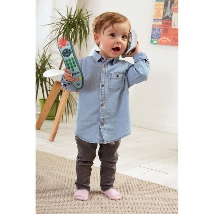 KD KD8436538676370 Mon Duo High-Tech: Teléfono y Mando a Distancia para Niños, Aprende Animales, Números y Colores 2 KD KD8436538676370 Mon Duo High-Tech: Teléfono y Mando a Distancia para Niños, Aprende Animales, Números y Colores 2
