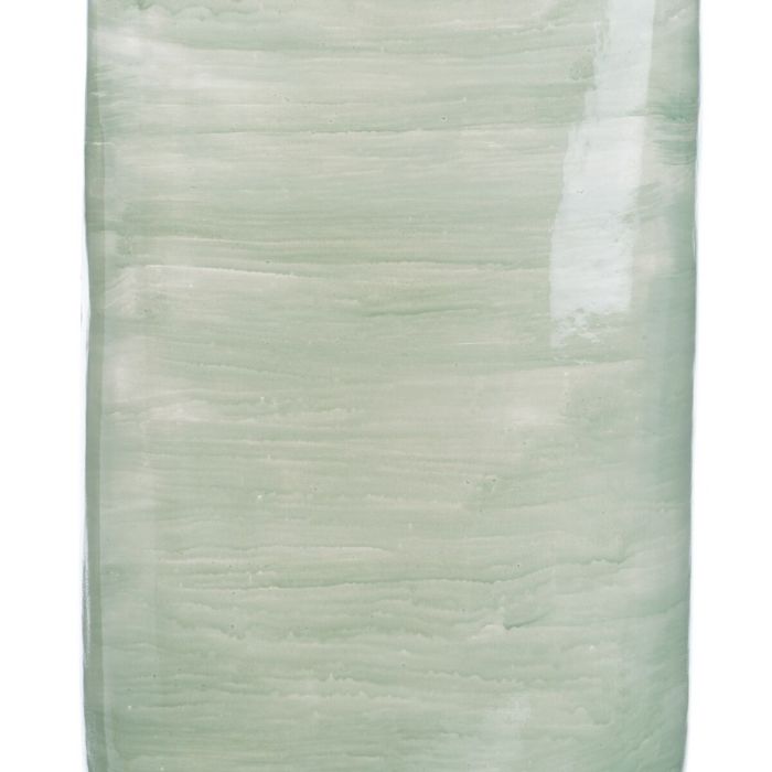 Botella Verde Plateado Aluminio Cristal 19 x 13 x 62 cm Decorativa 3