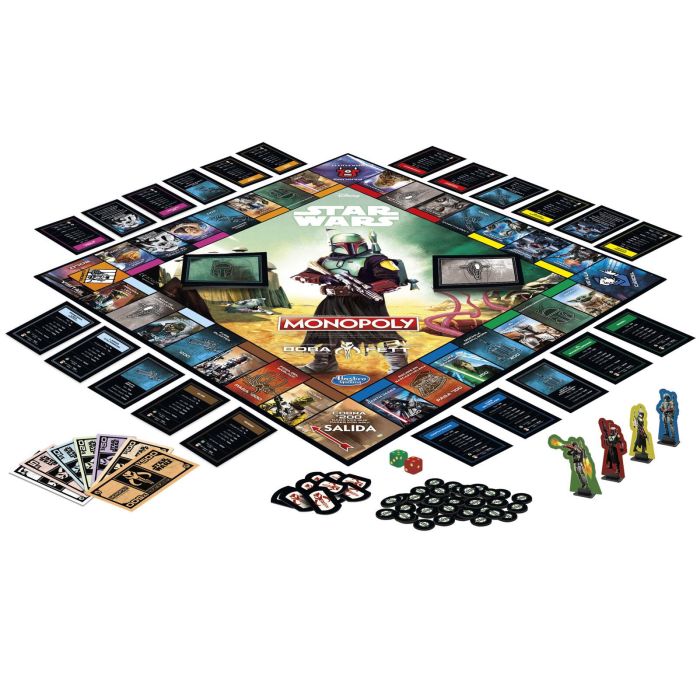 Hasbro Monopoly: Edición Boba Fett Juego de Mesa Star Wars F5394105 1 Hasbro Monopoly: Edición Boba Fett Juego de Mesa Star Wars F5394105 1