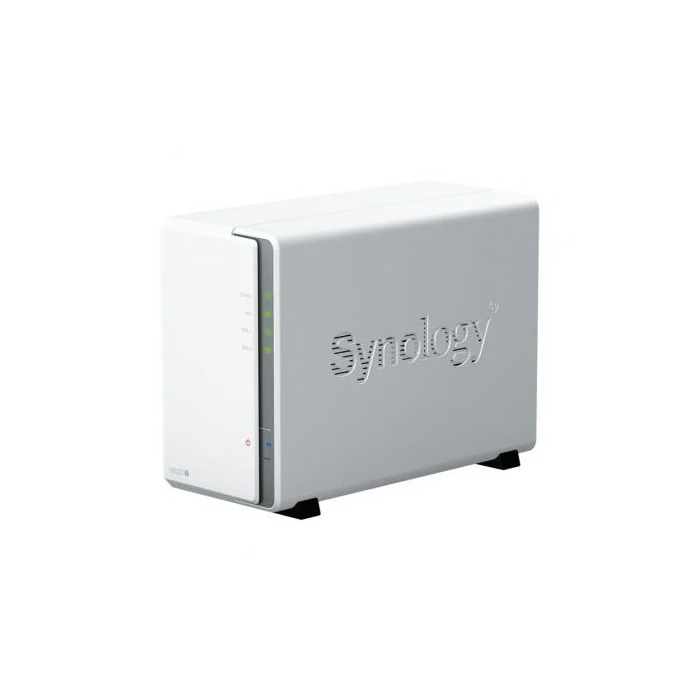 Synology DiskStation DS223j Servidor NAS de 2 Bahías, CPU Realtek RTD1619B, 1 GB DDR4, 1 GbE