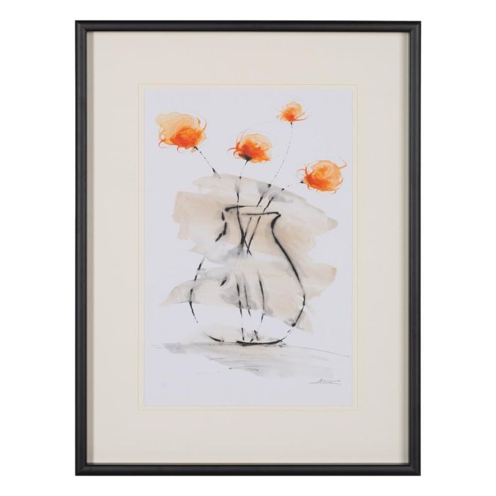 Cuadro Pintura Jarrón-Flores 2/M 60 X 4 X 80 cm